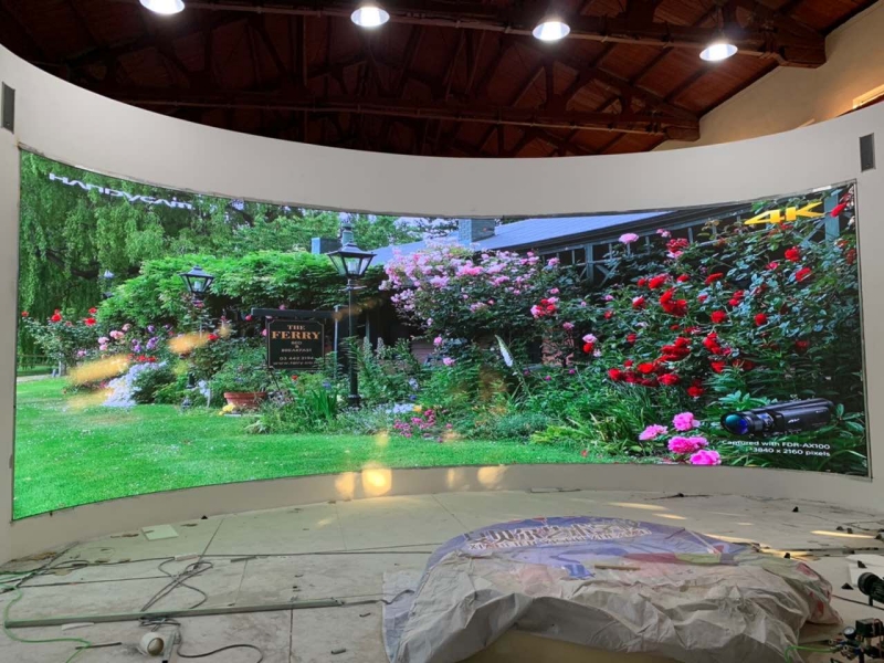 弧形屏，華中科技大學(xué)，P2.5,31.74平方